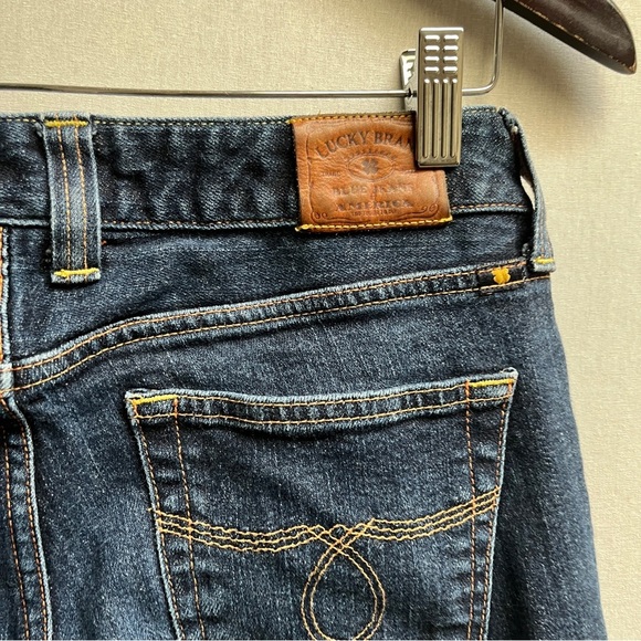 Lucky Brand Lola Skinny Dark Blue Denim Jeans Sz 29 - Picture 4 of 14